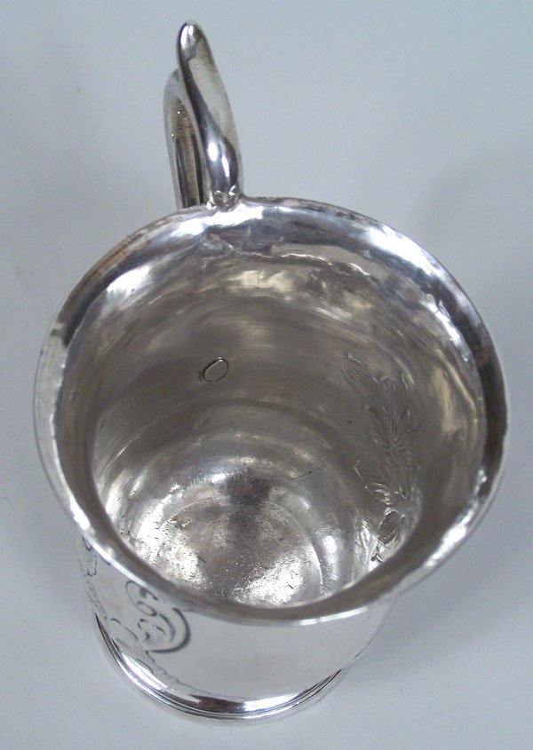 Early Tennessee coin silver cup, William Calhoun - 3