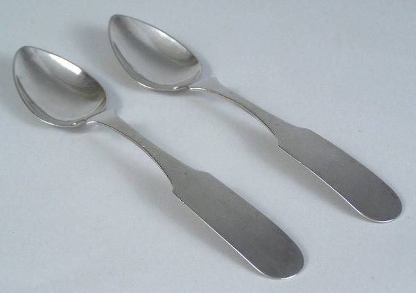 Nashville, TN coin silver spoons by J. M. Smith