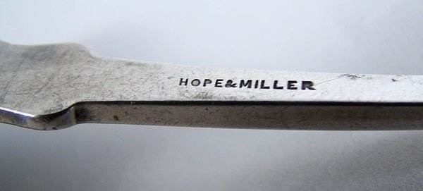 East Tennessee silver ladle, Hope & Miller, Knox - 3
