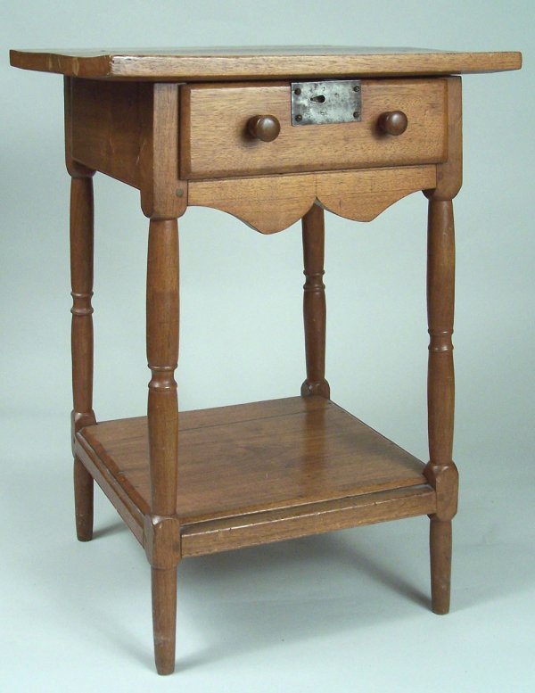 East Tennessee one drawer table with lower shelf