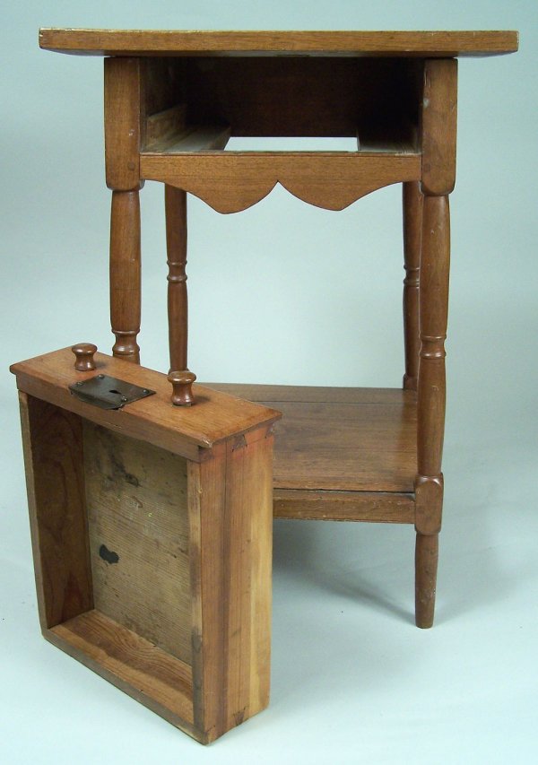 East Tennessee one drawer table with lower shelf - 3