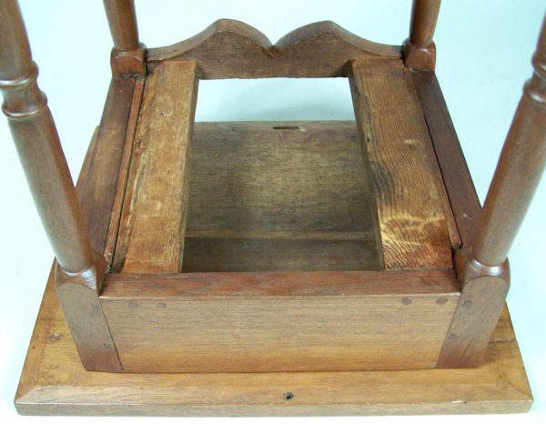 East Tennessee one drawer table with lower shelf - 5