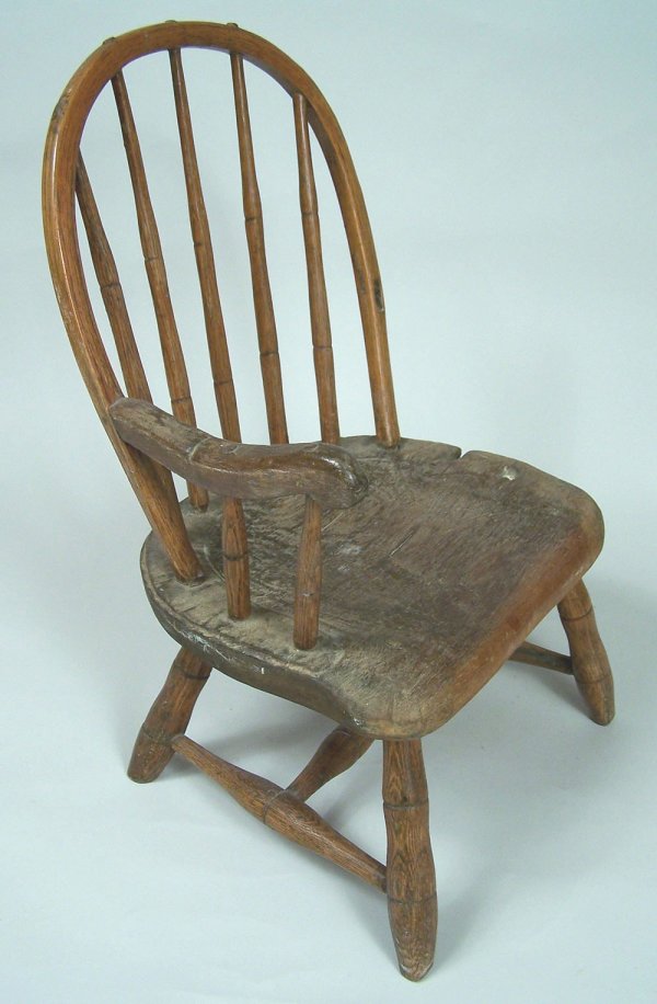 Rare East Tennessee child's windsor chair