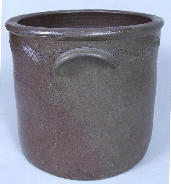 East Tennessee stoneware crock, attrib. Decker - 4