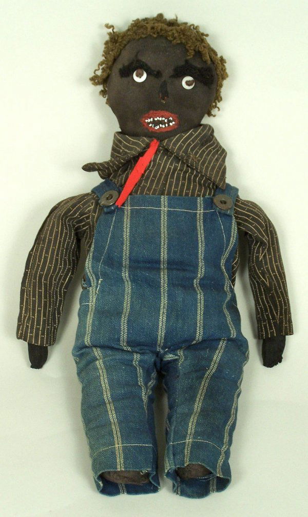 Exceptional Southern black cloth doll, TN