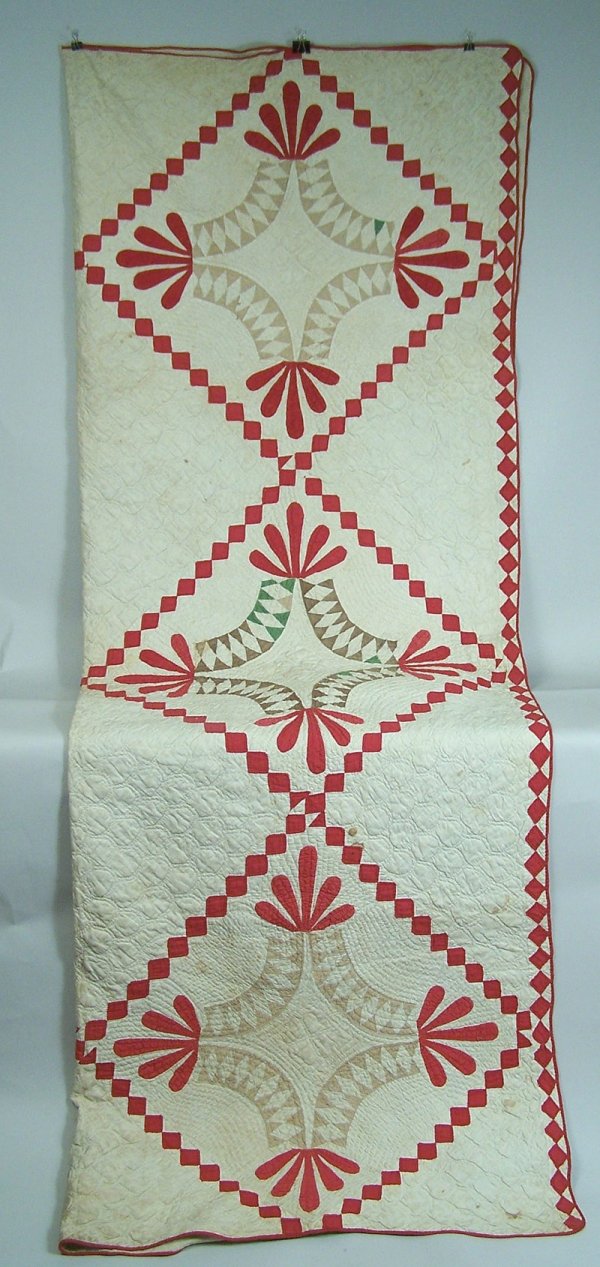 East Tennessee Whig's Defeat pattern quilt, 1855 - 2