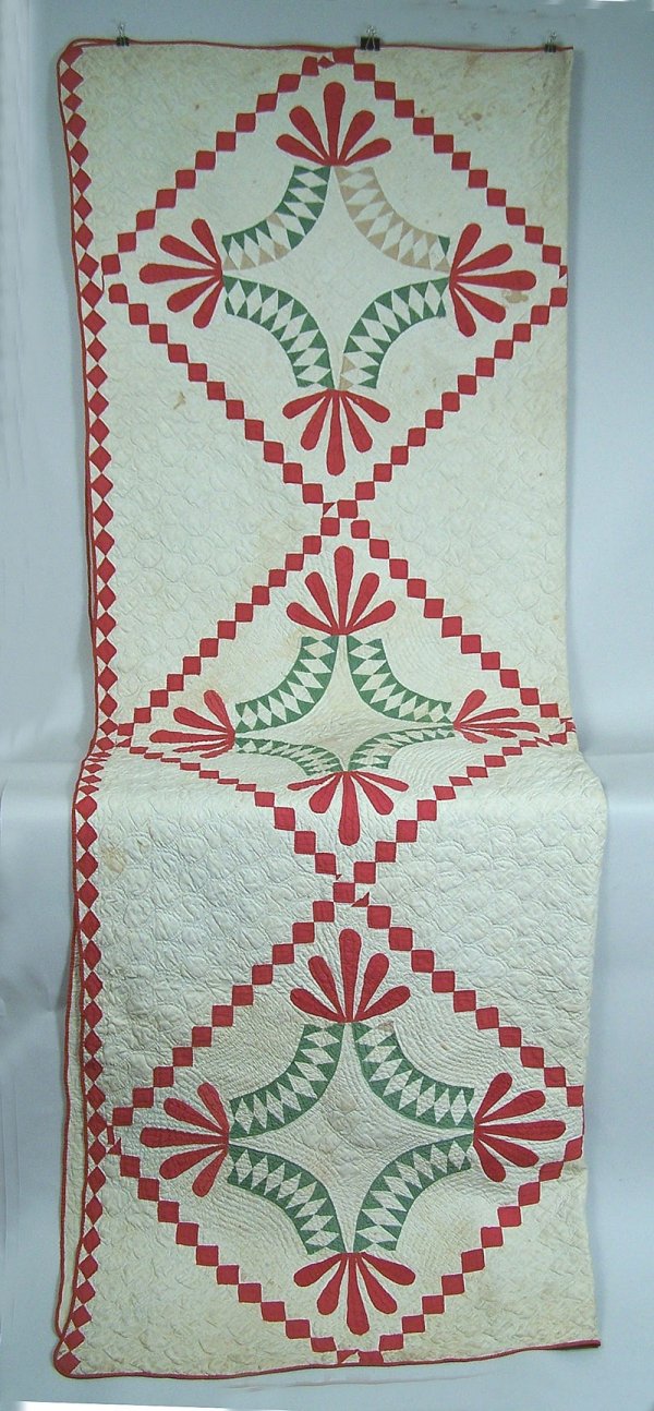 East Tennessee Whig's Defeat pattern quilt, 1855 - 3