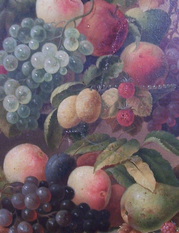 Charles Baum (American,1812-1877) still life fruit - 4