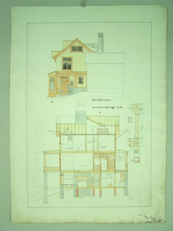 Walworth Stilson architectural house watercolors - 4