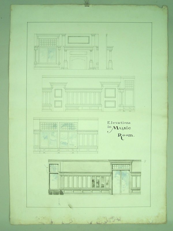 Walworth Stilson architectural house watercolors - 8