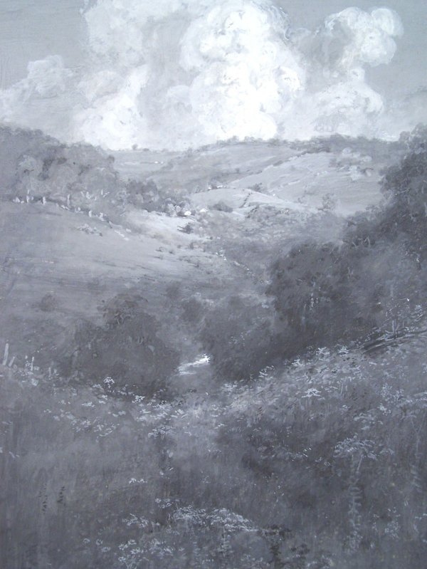 Landscape of rolling hills by Walworth Stilson