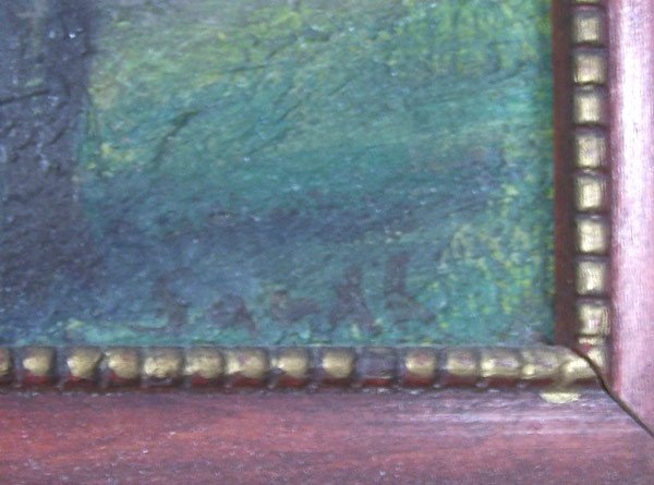 Small impressionist landscape, signed and dated - 3
