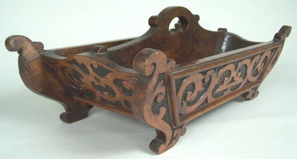 Exceptional cutlery tray, English or American - 2