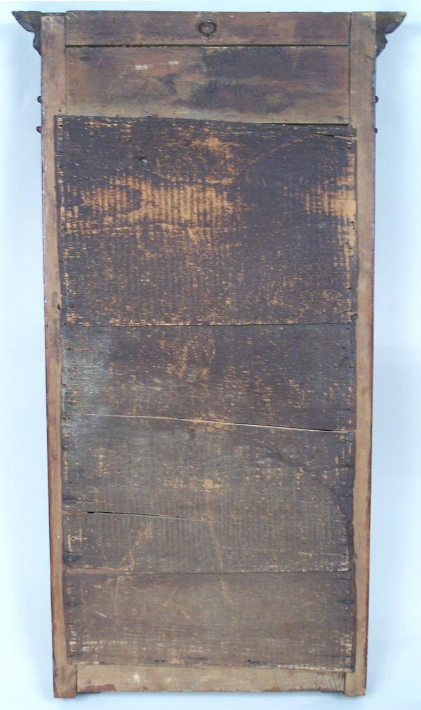 Federal mirror with carving in frieze - 2
