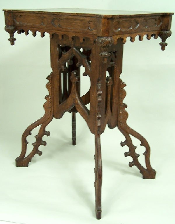 Victorian Gothic table, found in Middle Tennessee - 2