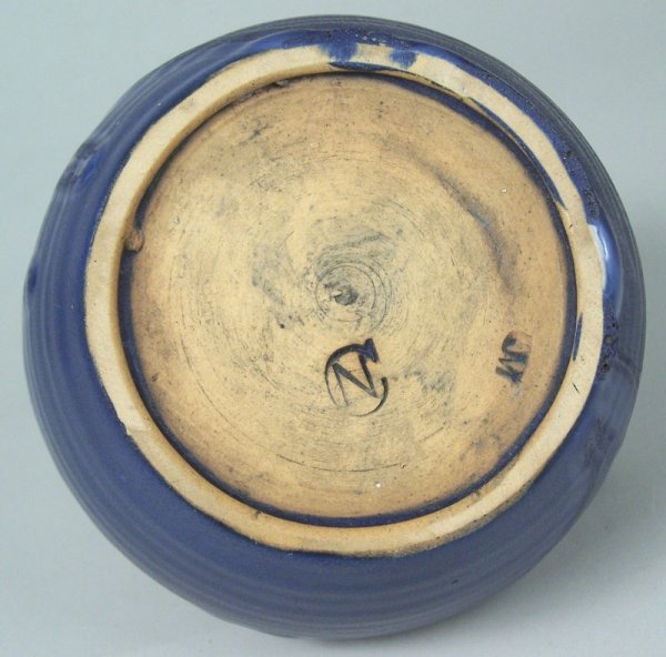 Newcomb art pottery vase with handles - 3
