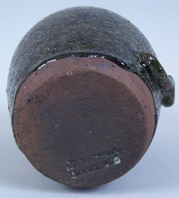 Southern folk pottery snake jug, B B Craig - 4