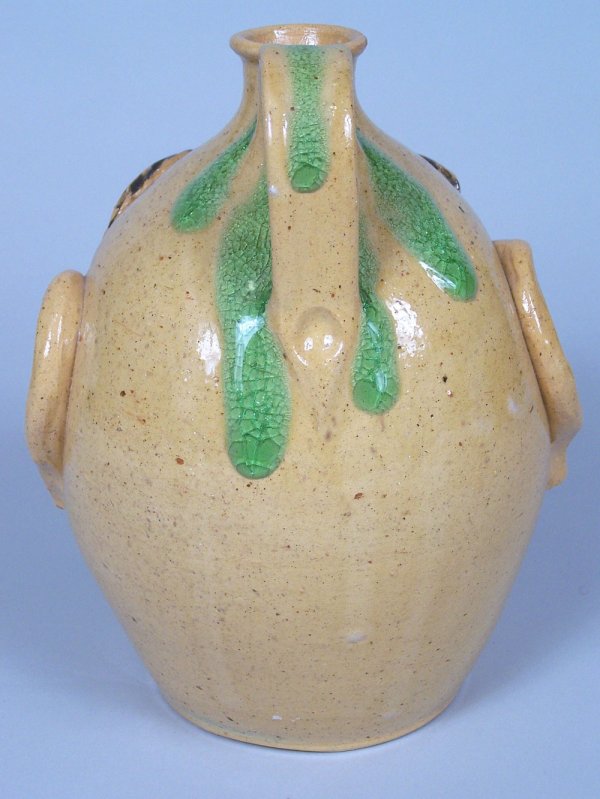 Southern folk pottery face jug by Billy Ray Hussey - 2