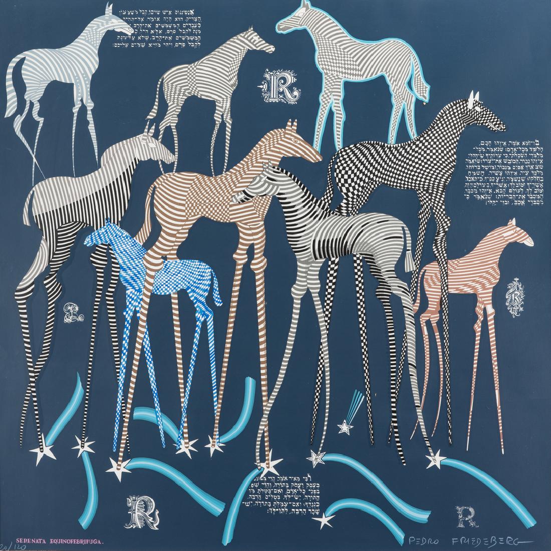 Pedro Friedeberg Serigraph, Serenata (1 of 13)