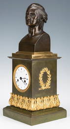 George Washington Clock by Mallet, c. 1820