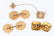 Group of 11 pcs 14K gold Jewelry, incl. Masonic - 3