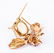 3 Gemstone Insect and Bird Pins - 10