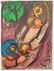 Marc Chagall Color Lithograph, David and Absalom - 17