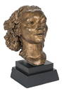 Jacob Epstein Bronze Head and Book