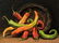 Ann Leggett O/B, Chili Pepper Still Life Painting - 2