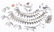 Anton Michelsen Danish Sterling Jewelry, 32 items - 2
