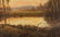 American School O/C, Deer at Pond Landscape - 6
