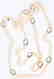 Chanel Necklace, Pearls with Chiclets - 4