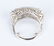 Art Deco Diamond Sapphire 3-stone Ring - 10