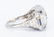 Art Deco Diamond Sapphire 3-stone Ring - 12