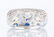 Art Deco Diamond Sapphire 3-stone Ring - 4