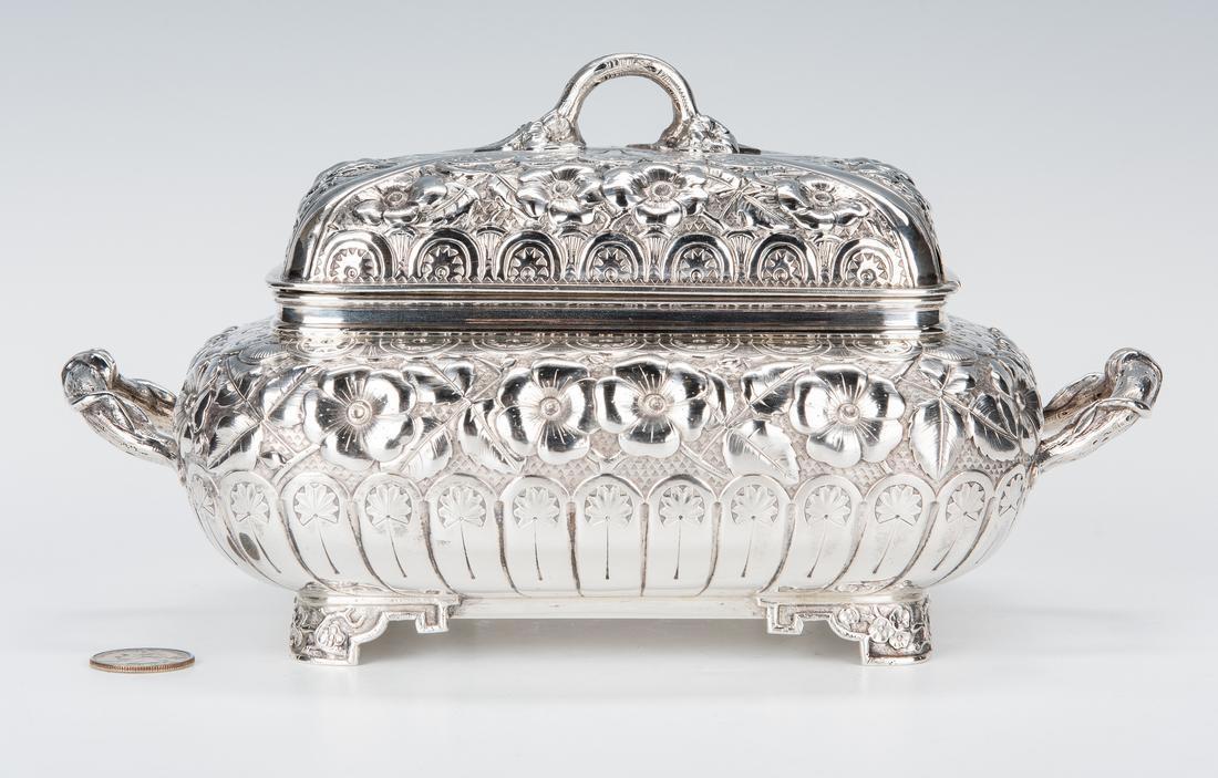 John Vansant Aesthetic Silver Dish and Cover (1 of 17)