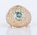 21k Diamond Dinner Ring w/ treated fancy diamond - 14