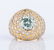 21k Diamond Dinner Ring w/ treated fancy diamond - 2
