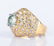 21k Diamond Dinner Ring w/ treated fancy diamond - 3