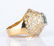 21k Diamond Dinner Ring w/ treated fancy diamond - 4
