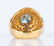 21k Diamond Dinner Ring w/ treated fancy diamond - 6