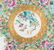 Rose Medallion Platter and Compote - 15