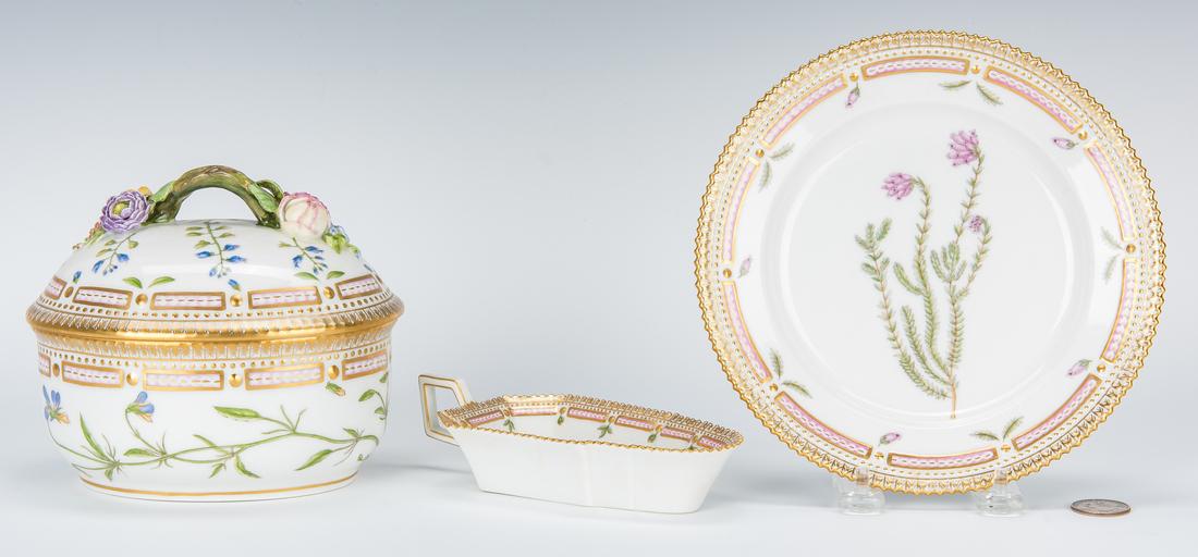 3 Royal Copenhagen Denmark Flora Danica Porcelain (1 of 16)