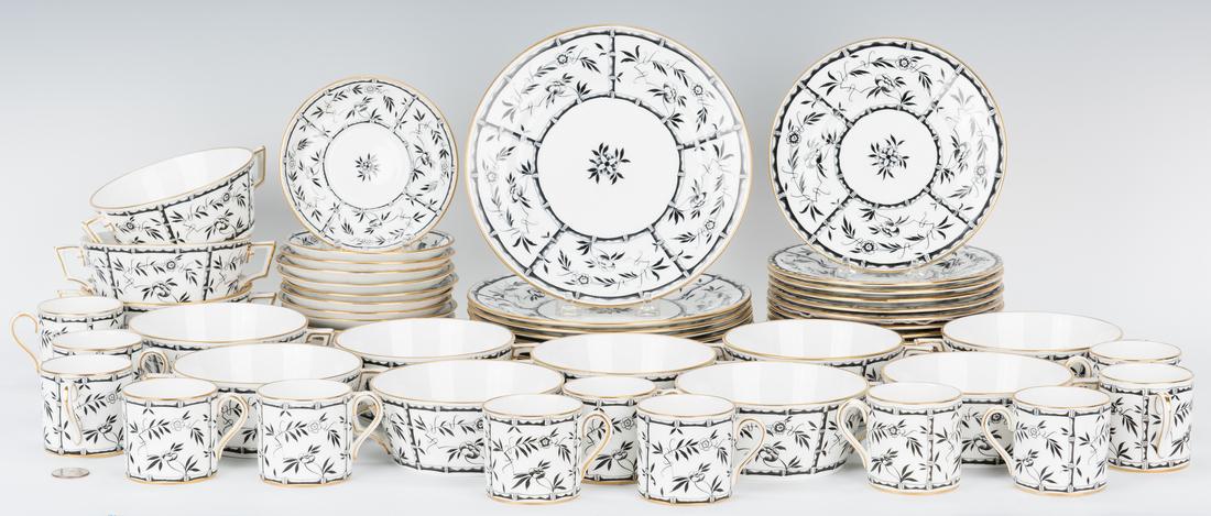 Tiffany retailed Black Bamboo Porcelain by Hammersley, (1 of 12)