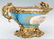 Large Sevres Style Porcelain Bowl w/ Gilt Bronze Mounts - 2