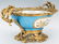 Large Sevres Style Porcelain Bowl w/ Gilt Bronze Mounts - 4
