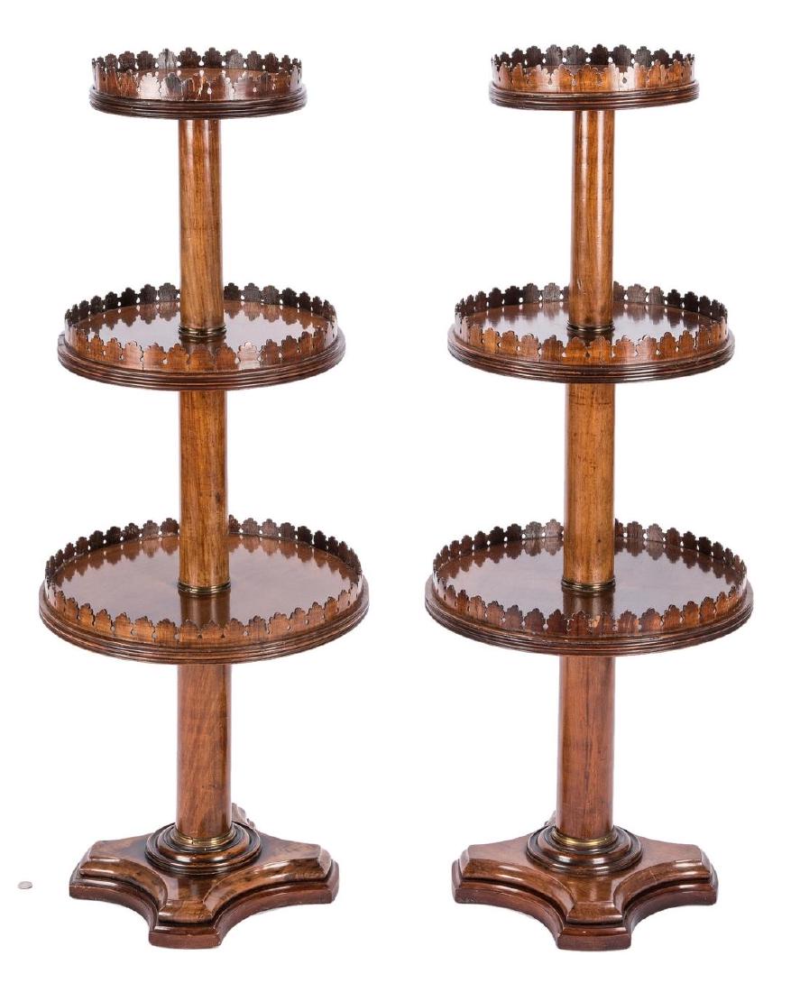 Pair Gothic Style Dumbwaiters (1 of 10)