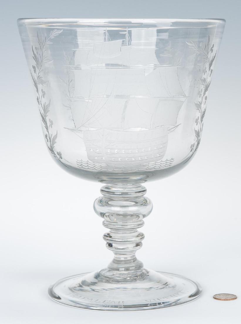 Lord Nelson Commemorative Blown Glass Compote (1 of 14)