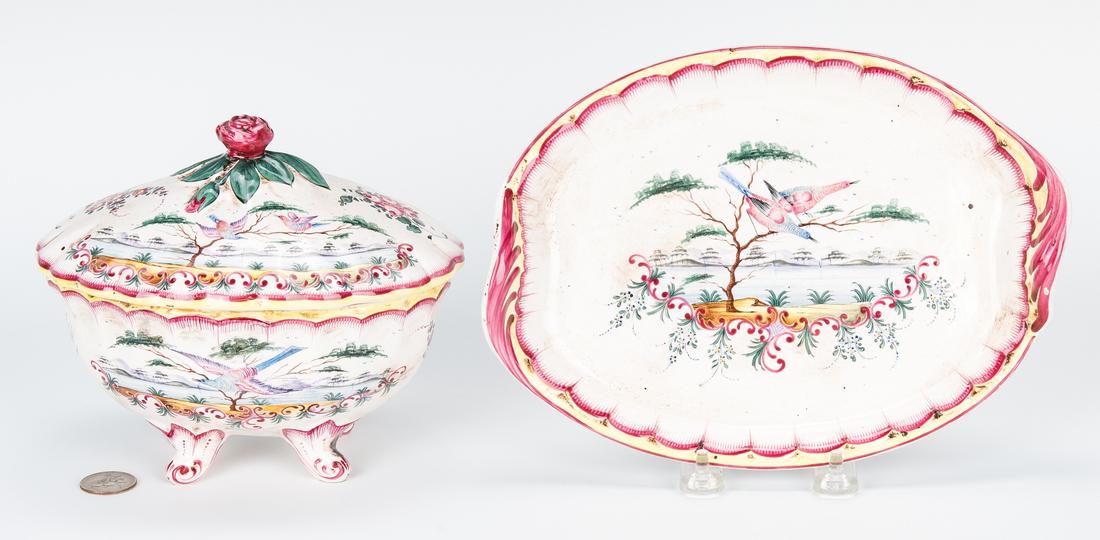 Faience Sauce Tureen and Underplate (1 of 18)