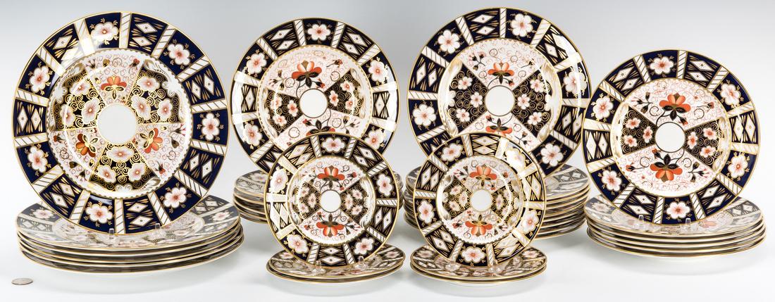 33 Pcs. Royal Crown Derby Imari Porcelain Dinnerware (1 of 16)
